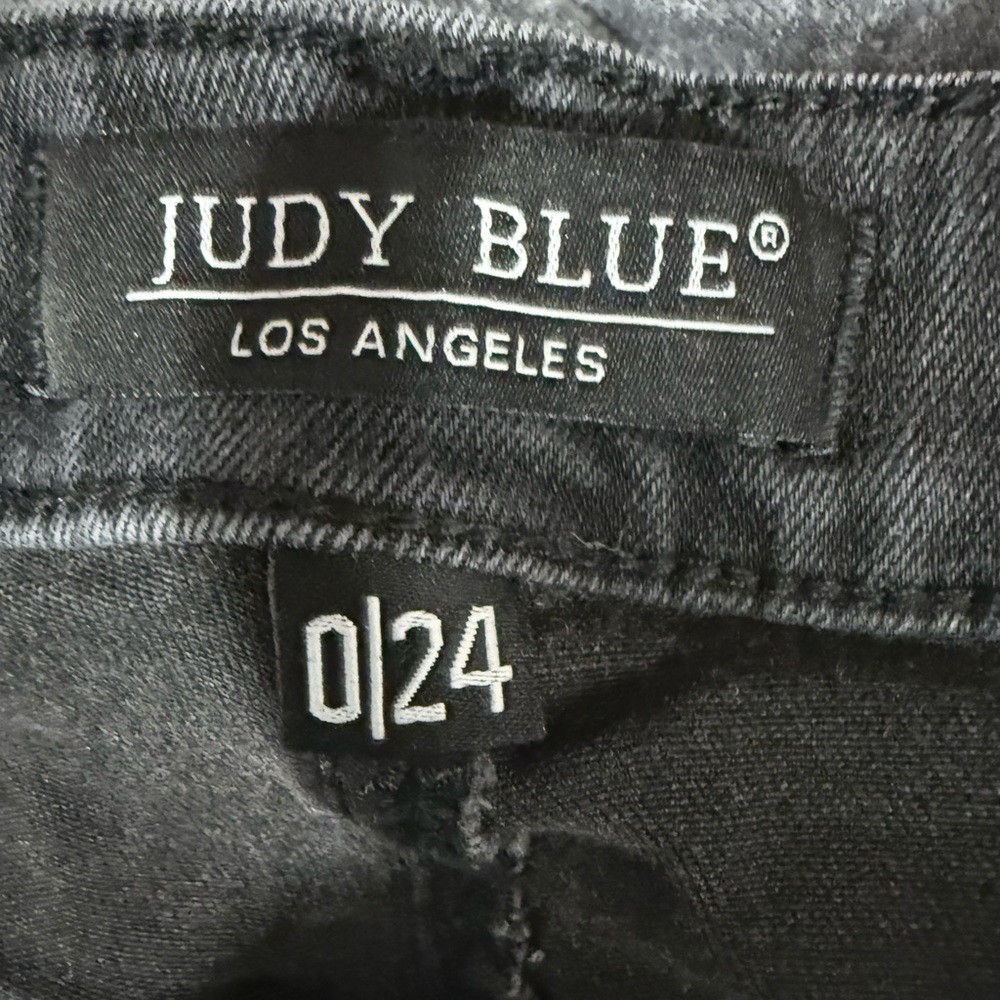 Women's‎ Judy Blue Super Flare Black Jeans 0/24 - Picture 3 of 7